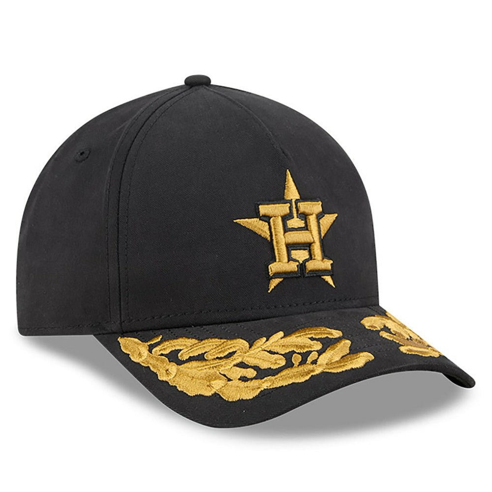 Houston Astros x Alpha Industries A-Frame 9FORTY Adjustable Hat - Black | New Era