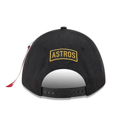 Houston Astros x Alpha Industries A-Frame 9FORTY Adjustable Hat - Black | New Era