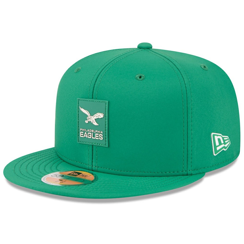 NFL Philadelphia Eagles 2025 Sideline Throwback 59FIFTY Fitted Hat