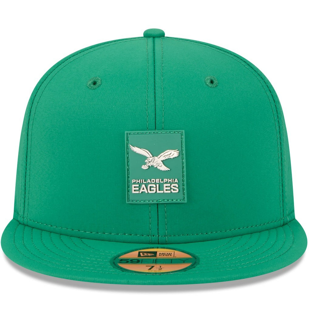 NFL Philadelphia Eagles 2025 Sideline Throwback 59FIFTY Fitted Hat