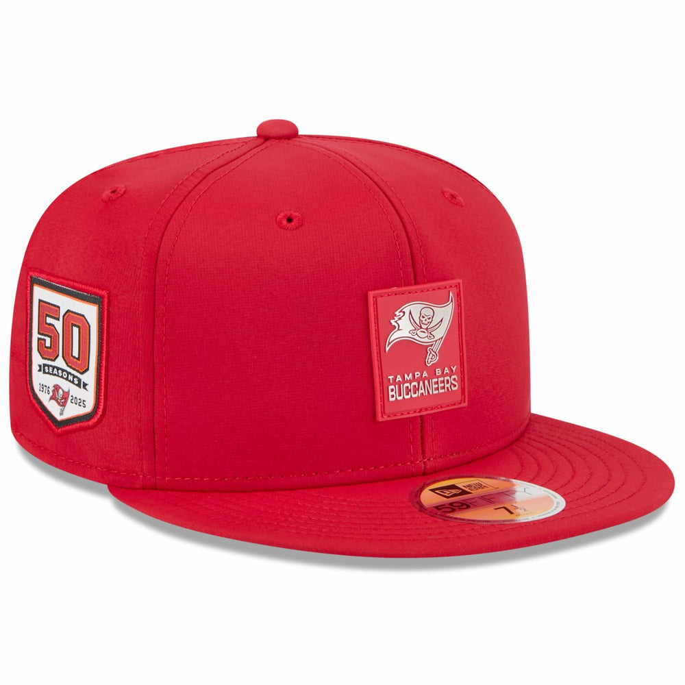 NFL Tampa Bay Buccaneers 2025 Sideline 59FIFTY Fitted Hat