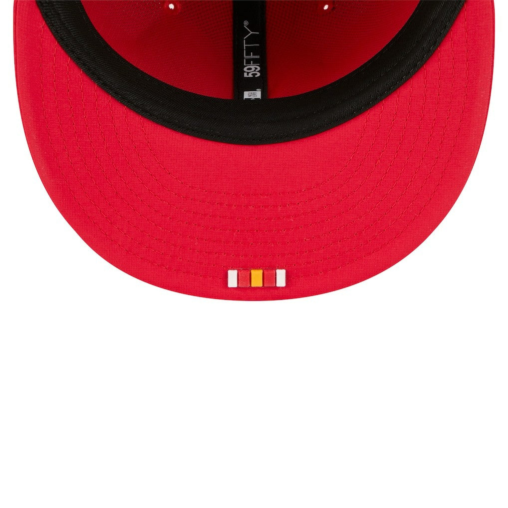 NFL Kansas City Chiefs 2025 Sideline 59FIFTY Fitted Hat