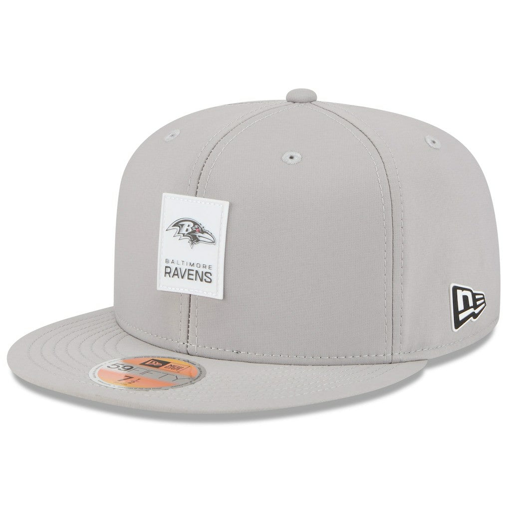 NFL Baltimore Ravens 2025 Sideline 59FIFTY Fitted Hat