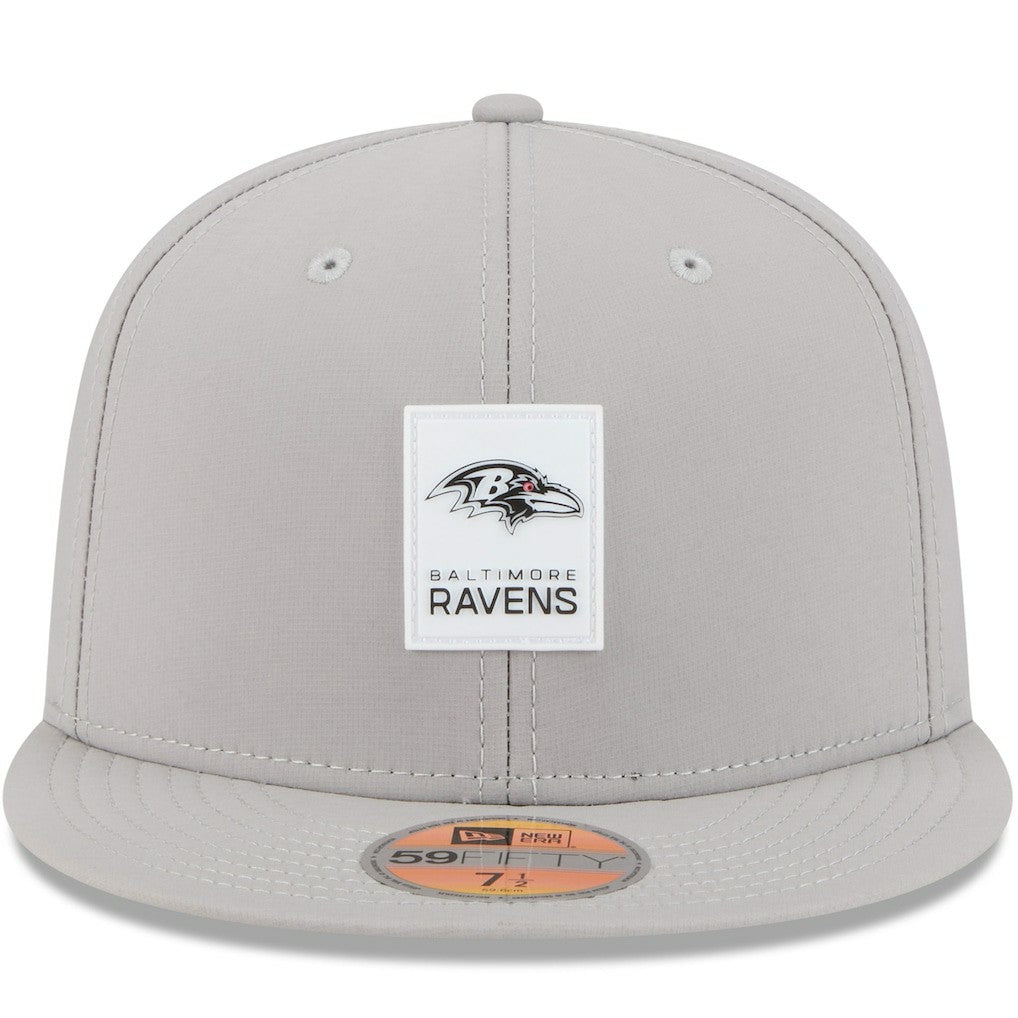 NFL Baltimore Ravens 2025 Sideline 59FIFTY Fitted Hat