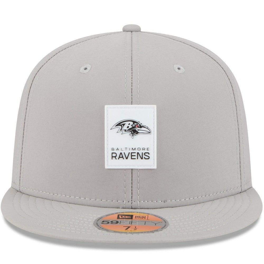 NFL Baltimore Ravens 2025 Sideline 59FIFTY Fitted Hat