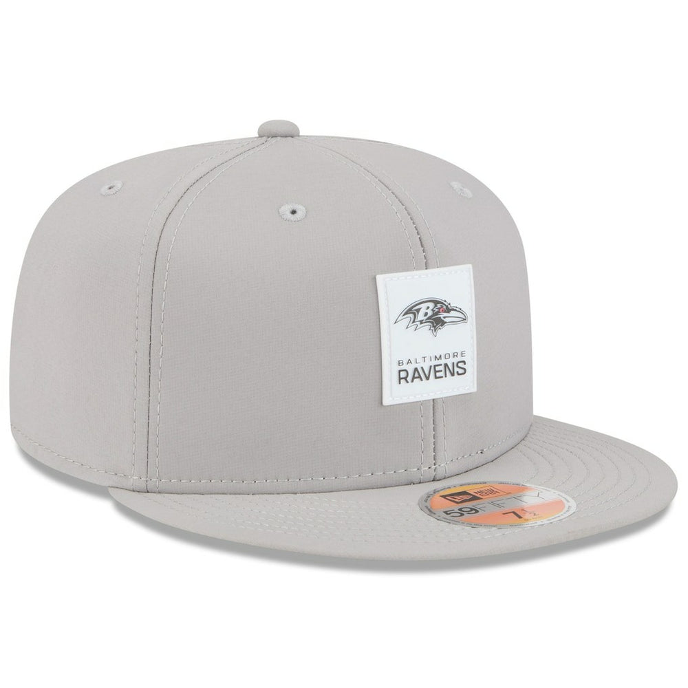 NFL Baltimore Ravens 2025 Sideline 59FIFTY Fitted Hat