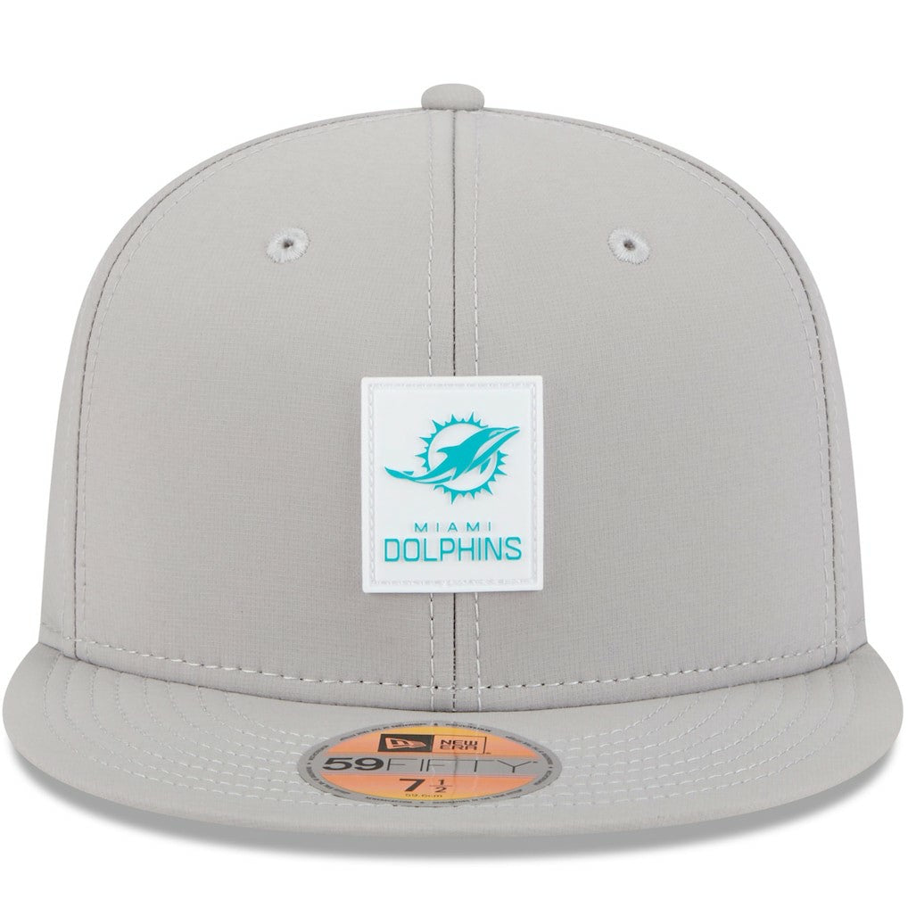 NFL Miami Dolphins 2025 Sideline 59FIFTY Fitted Hat