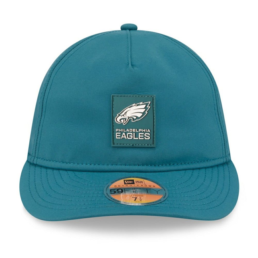 NFL Philadelphia Eagles 2025 Sideline Retro Crown 59FIFTY Fitted Hat