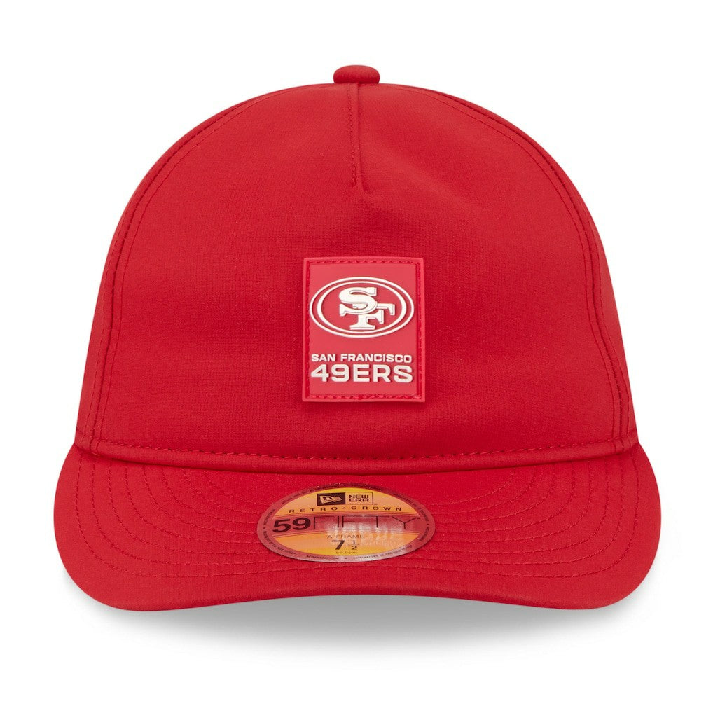NFL San Francisco 49ers 2025 Sideline Retro Crown 59FIFTY Fitted Hat