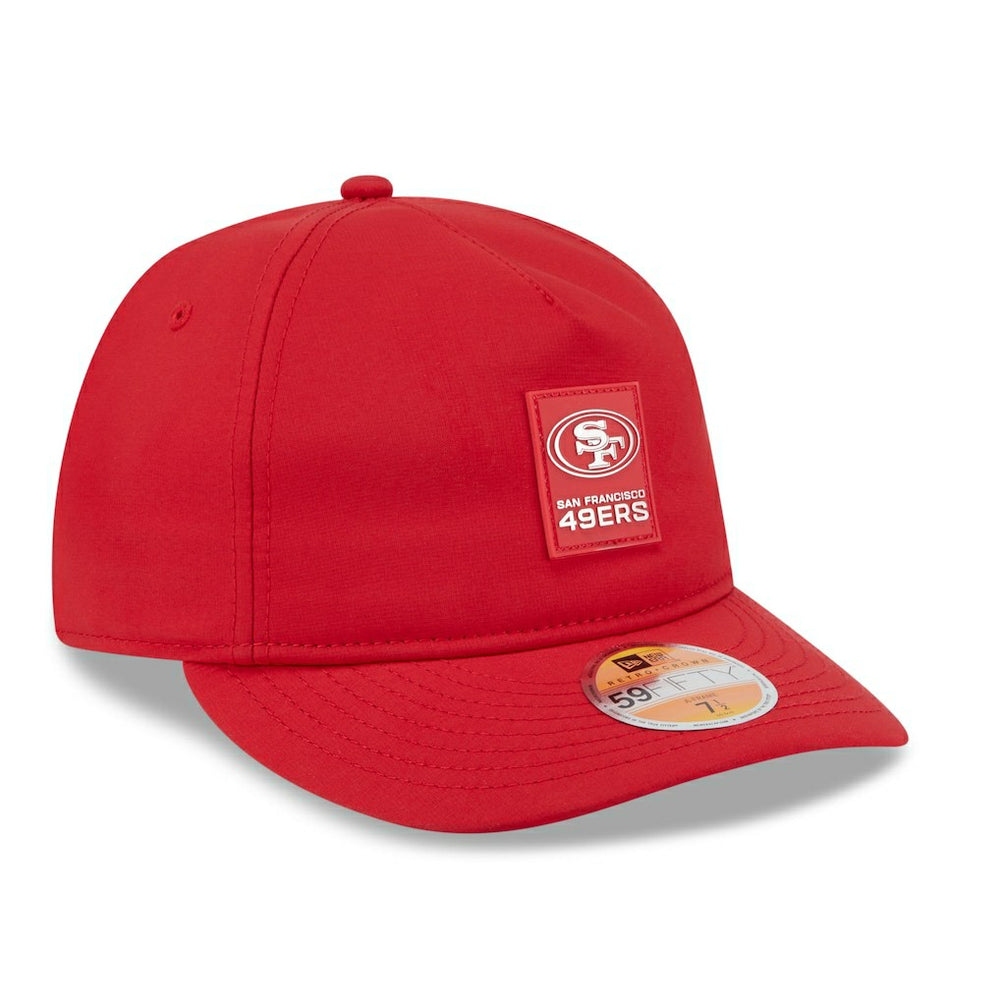 NFL San Francisco 49ers 2025 Sideline Retro Crown 59FIFTY Fitted Hat