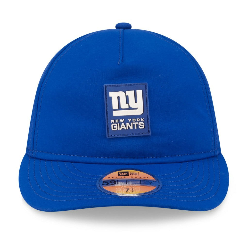 NFL New York Giants 2025 Sideline Retro Crown 59FIFTY Fitted Hat