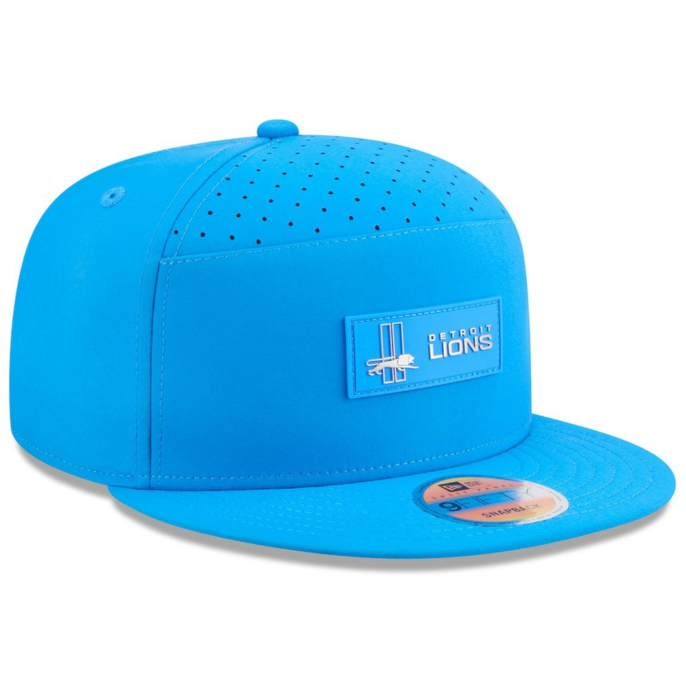 NFL Detroit Lions 2025 Sideline Throwback Split Panel 9FIFTY Snapback Hat