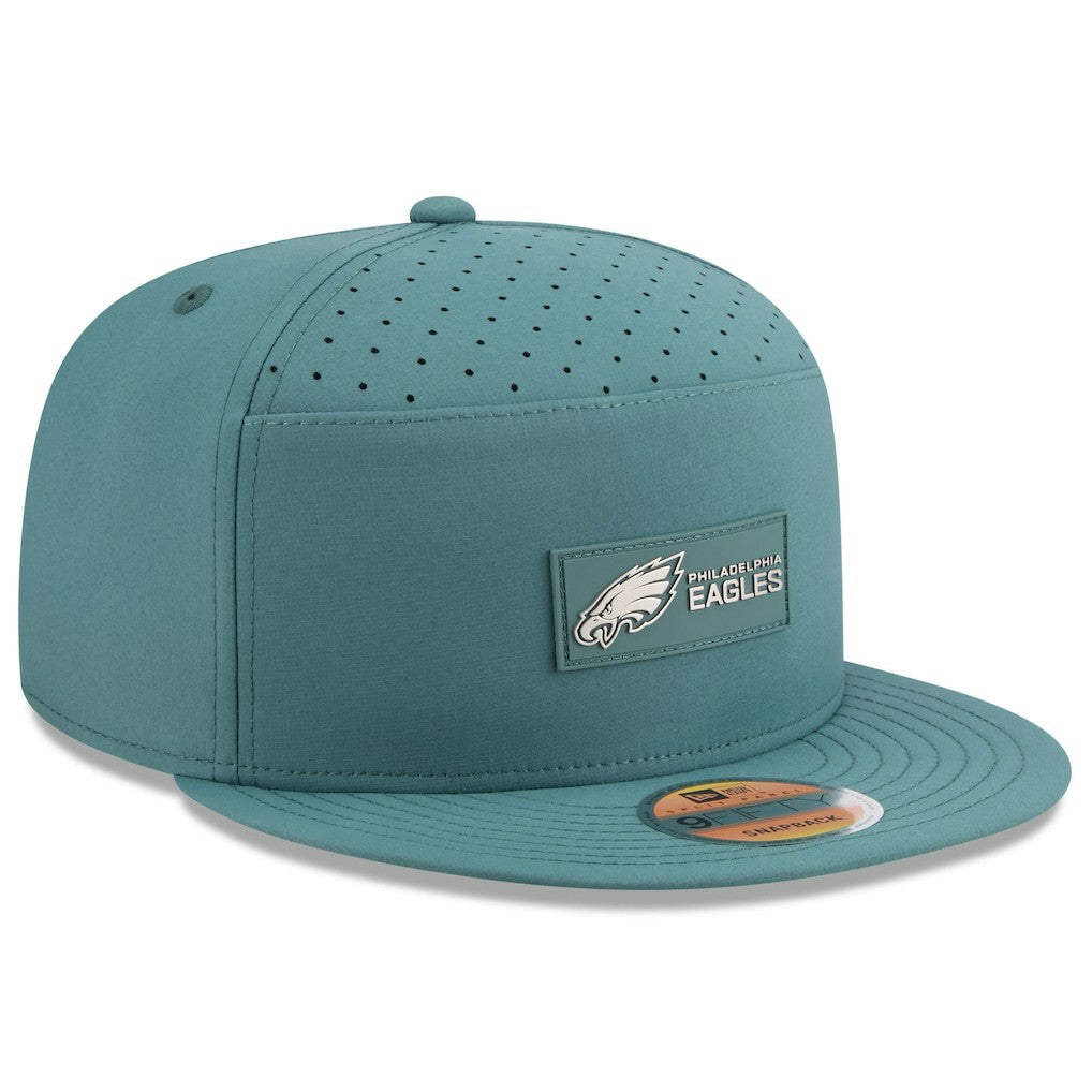 NFL Philadelphia Eagles 2025 Sideline Split Panel 9FIFTY Snapback Hat