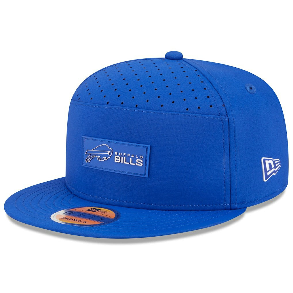 NFL Buffalo Bills 2025 Sideline Split Panel 9FIFTY Snapback Hat