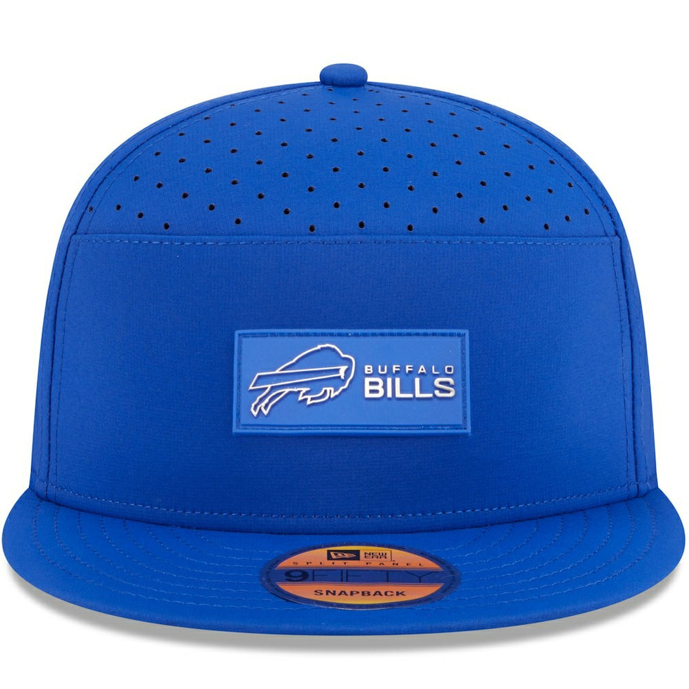 NFL Buffalo Bills 2025 Sideline Split Panel 9FIFTY Snapback Hat