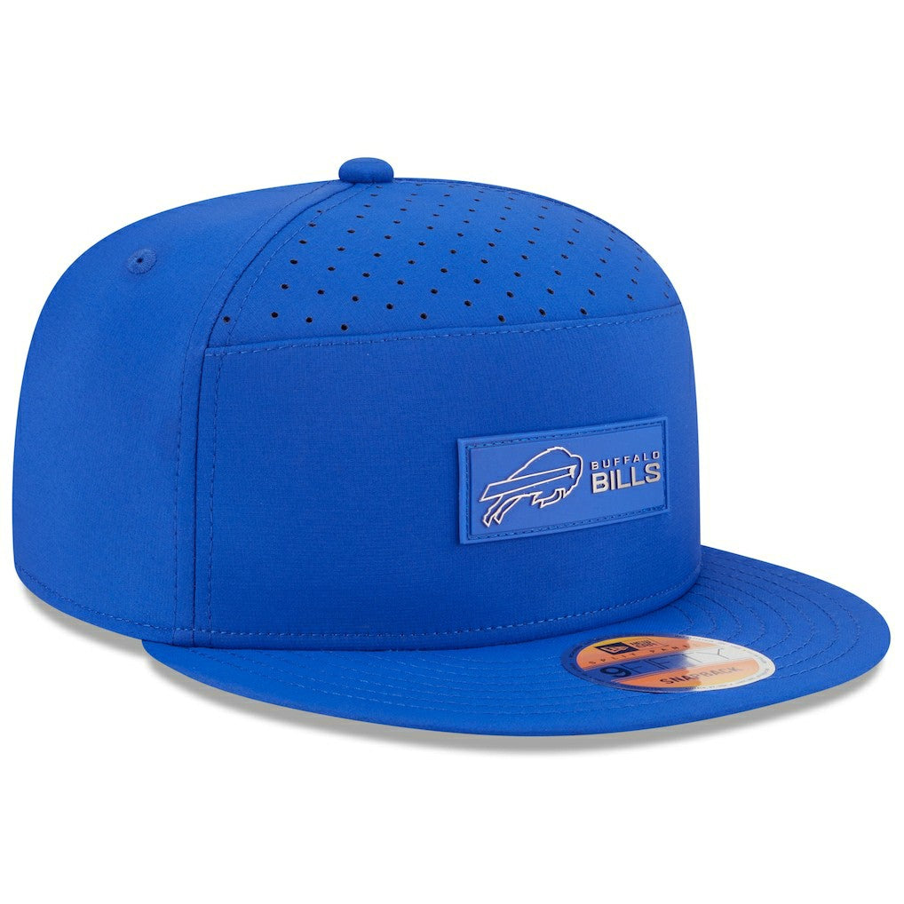 NFL Buffalo Bills 2025 Sideline Split Panel 9FIFTY Snapback Hat