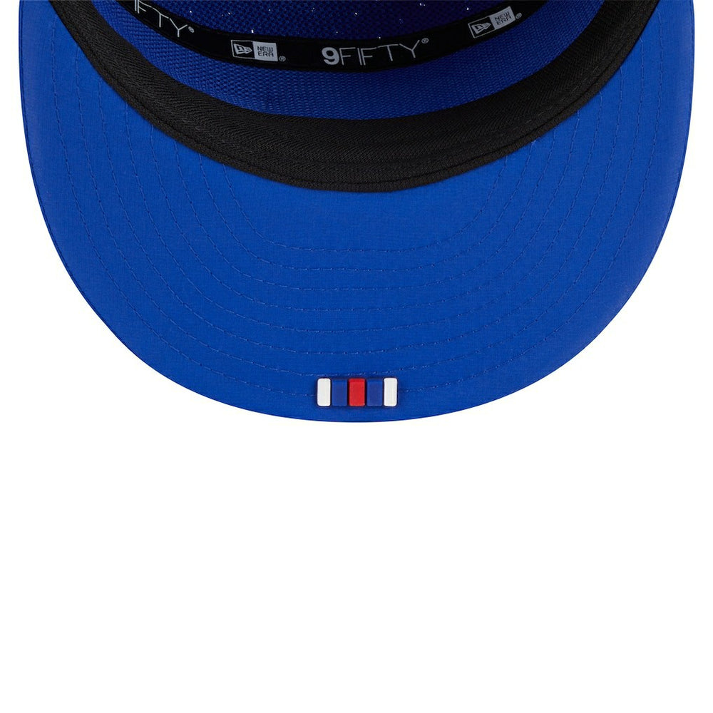 NFL Buffalo Bills 2025 Sideline Split Panel 9FIFTY Snapback Hat