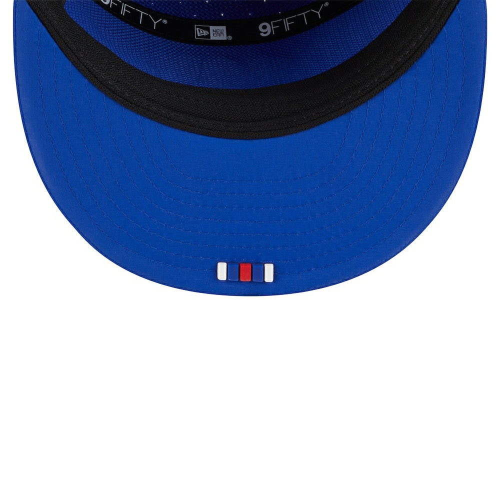 NFL Buffalo Bills 2025 Sideline Throwback Split Panel 9FIFTY Snapback Hat