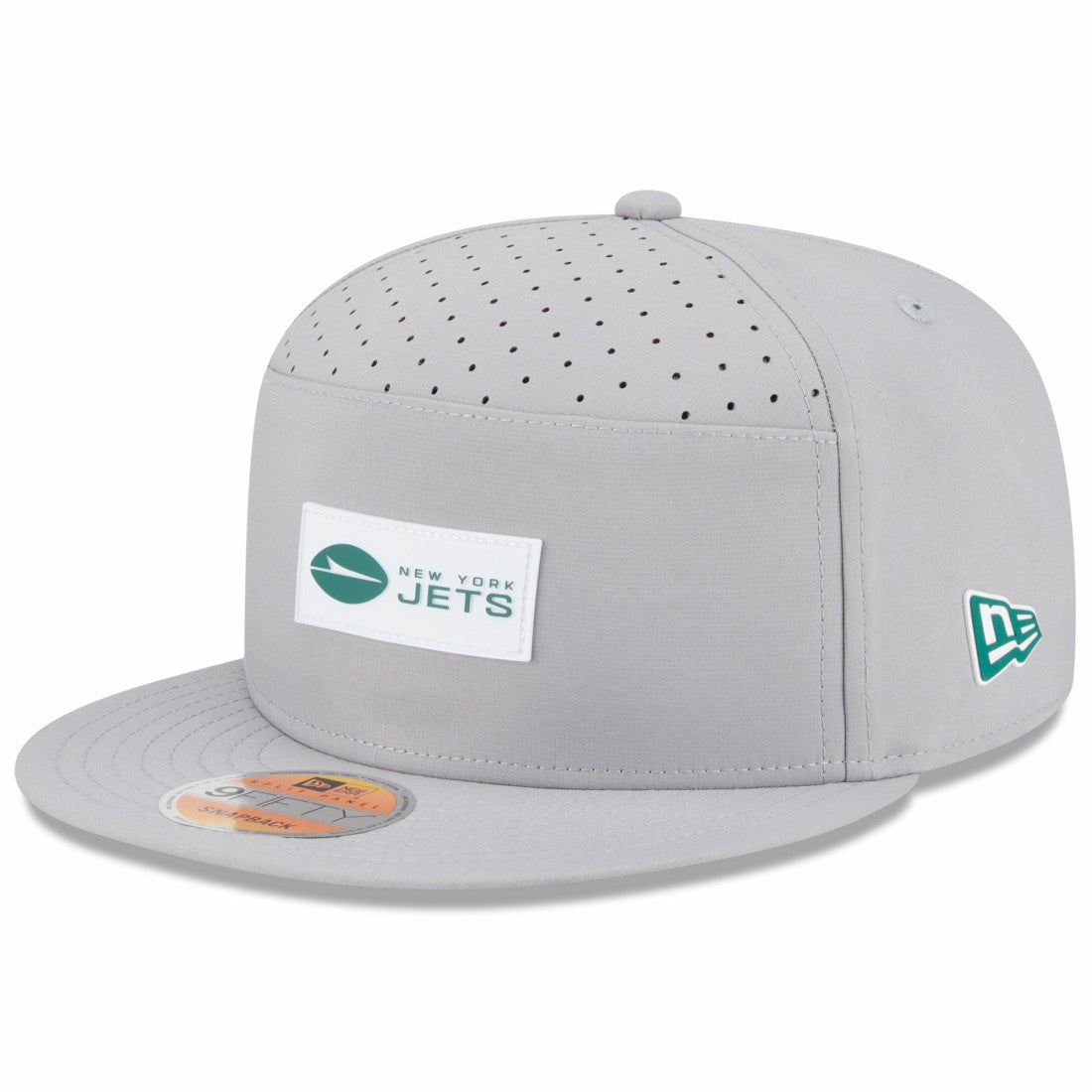 NFL New York Jets 2025 Sideline Split Panel 9FIFTY Snapback Hat