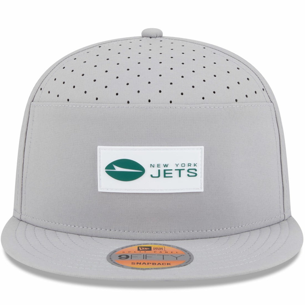 NFL New York Jets 2025 Sideline Split Panel 9FIFTY Snapback Hat