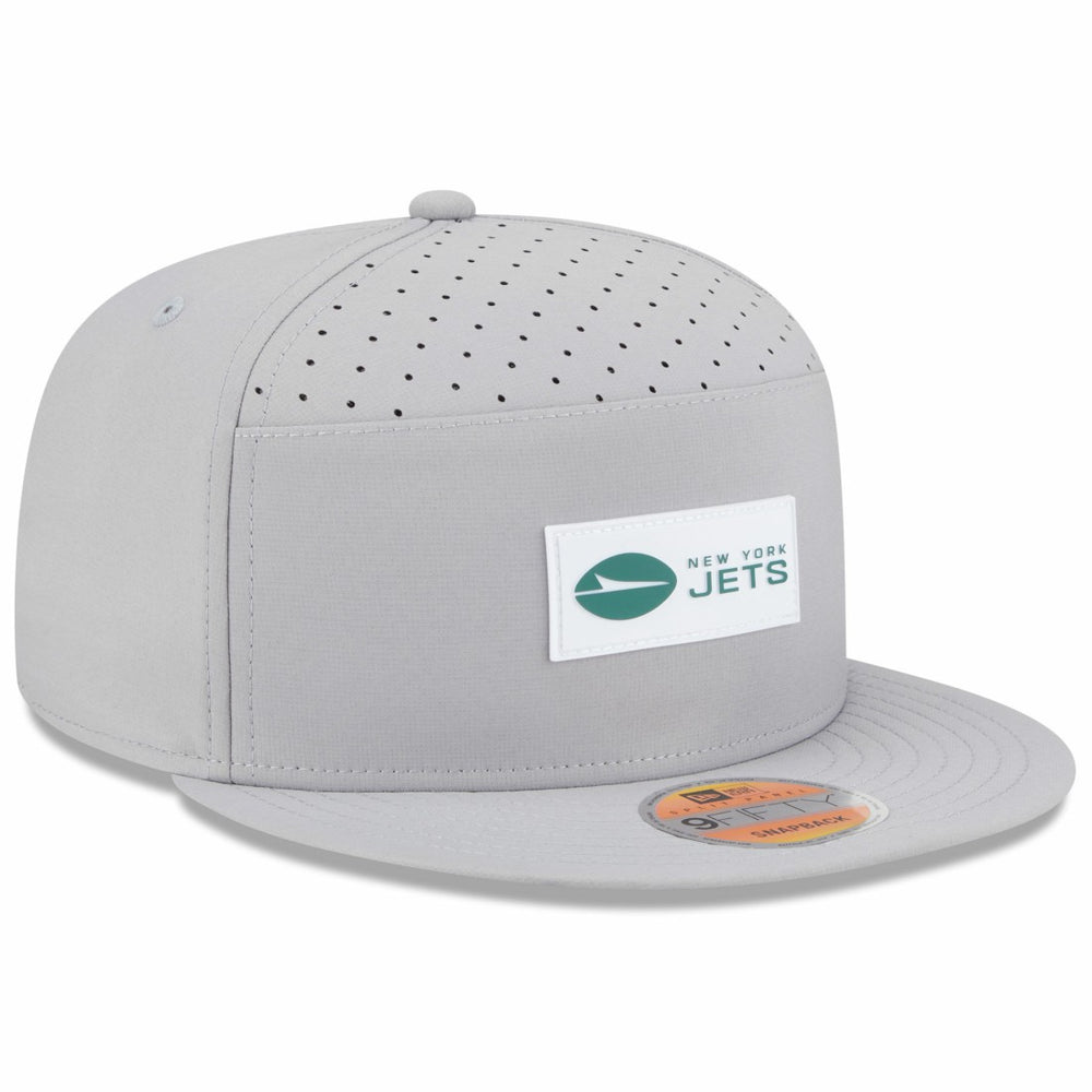 NFL New York Jets 2025 Sideline Split Panel 9FIFTY Snapback Hat