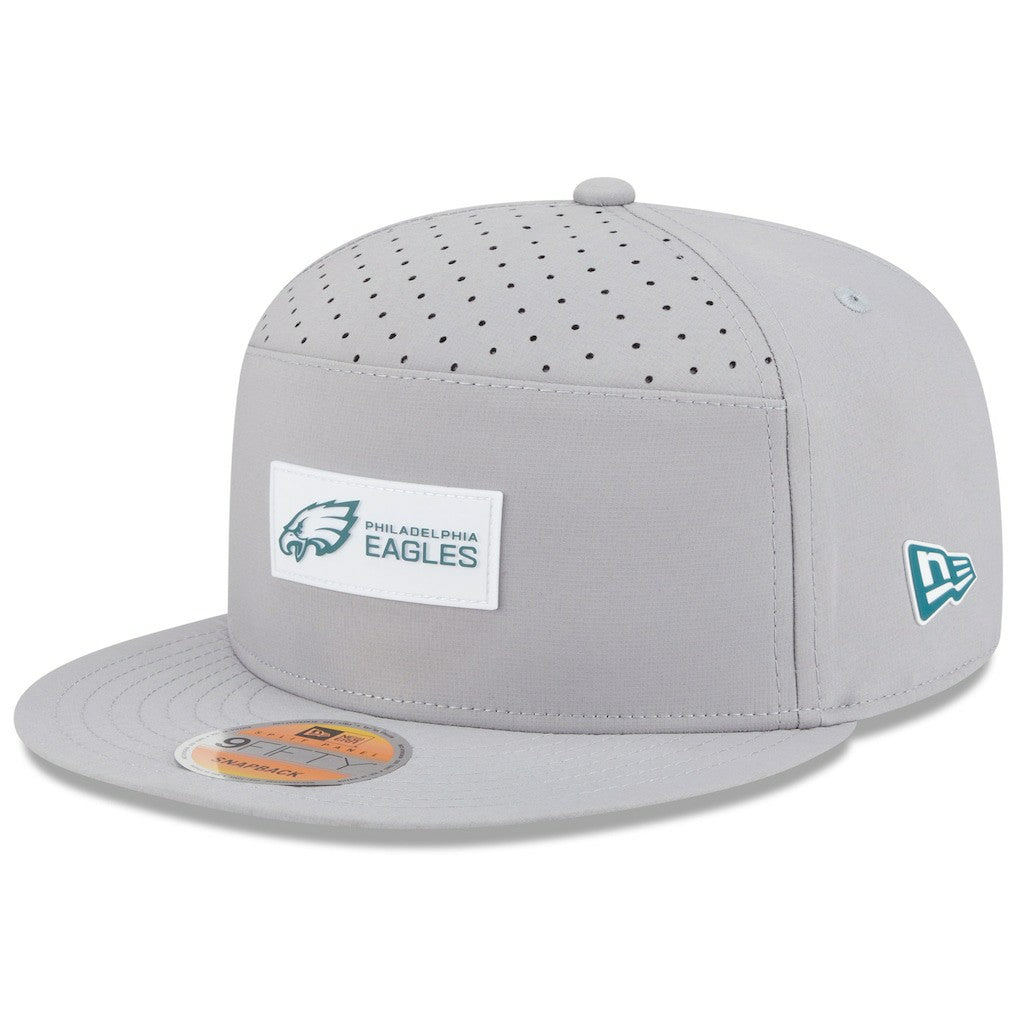 NFL Philadelphia Eagles 2025 Sideline Split Panel 9FIFTY Snapback Hat