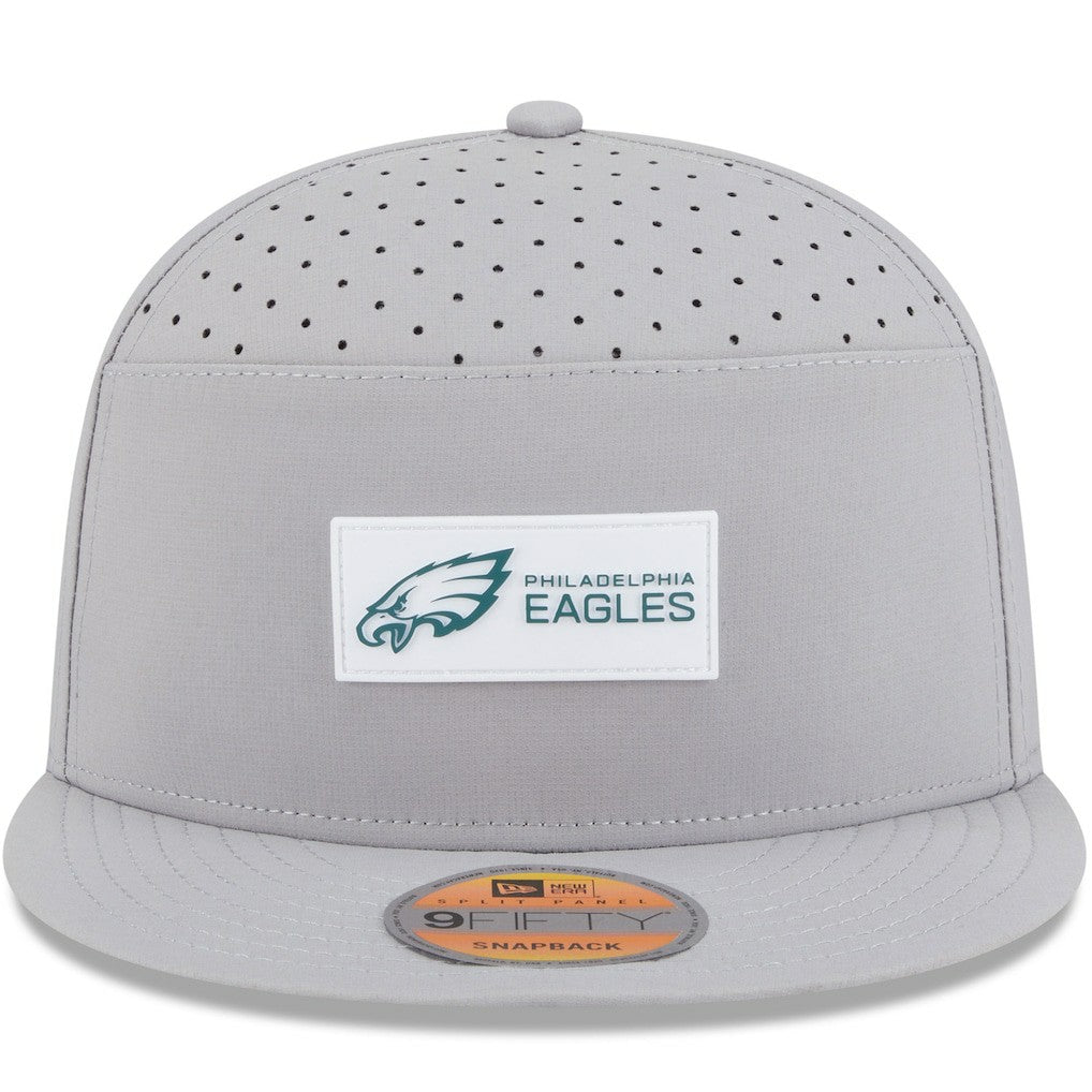 NFL Philadelphia Eagles 2025 Sideline Split Panel 9FIFTY Snapback Hat