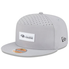 NFL Baltimore Ravens 2025 Sideline Split Panel 9FIFTY Snapback Hat