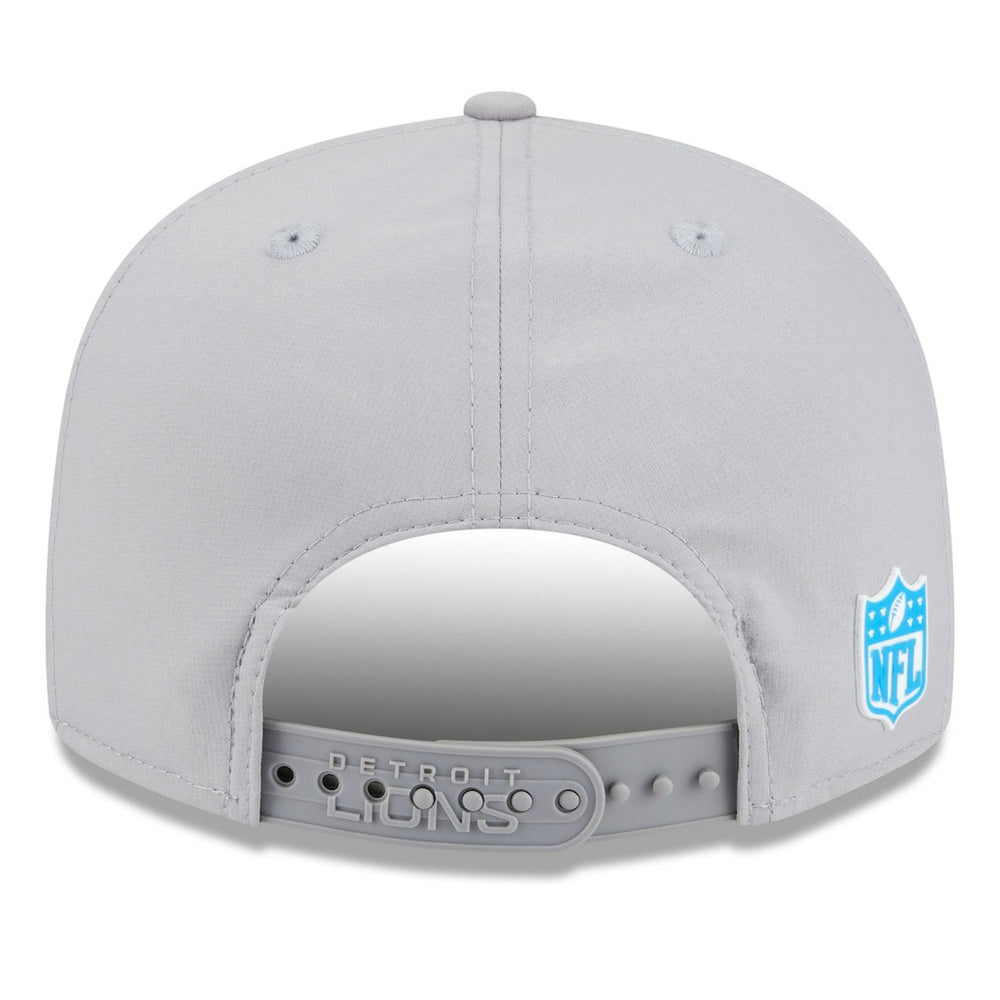 NFL Detroit Lions 2025 Sideline Split Panel 9FIFTY Snapback Hat