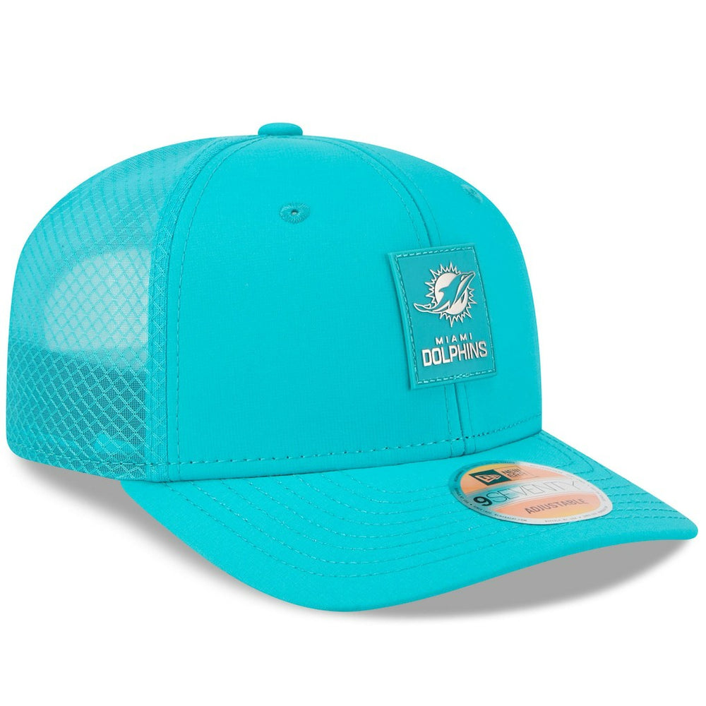 NFL Miami Dolphins 2025 Sideline 9SEVENTY Trucker Adjustable Hat