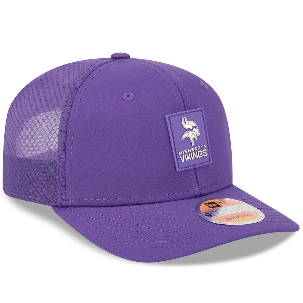 NFL Minnesota Vikings 2025 Sideline 9SEVENTY Trucker Adjustable Hat