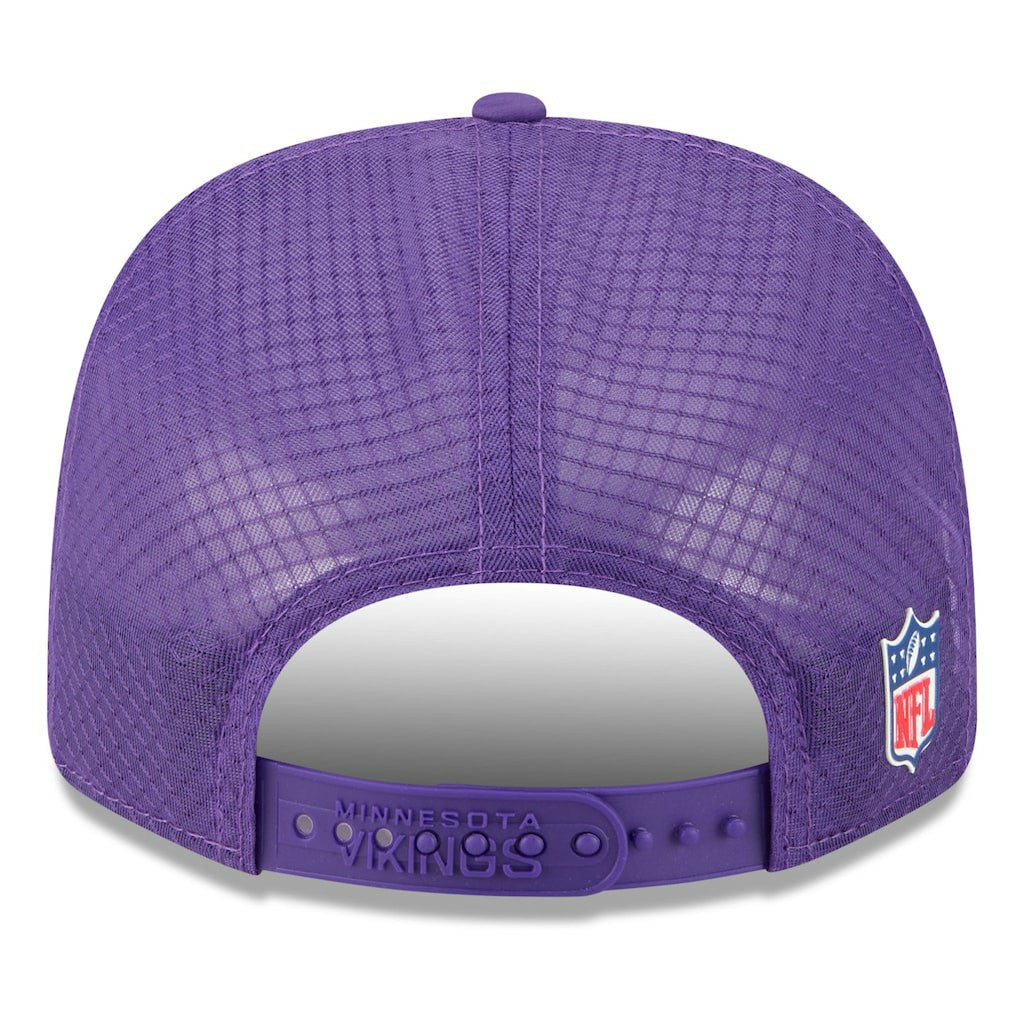 NFL Minnesota Vikings 2025 Sideline 9SEVENTY Trucker Adjustable Hat