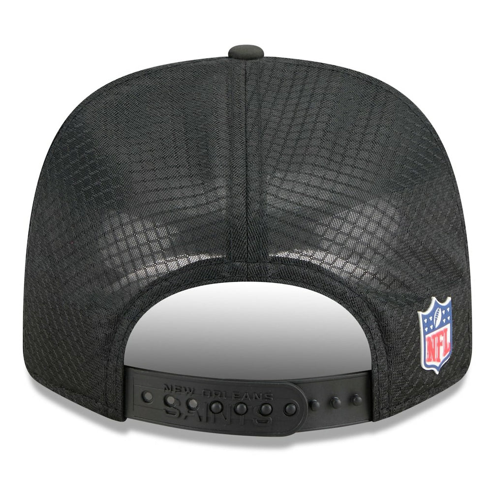 NFL New Orleans Saints 2025 Sideline 9SEVENTY Trucker Adjustable Hat