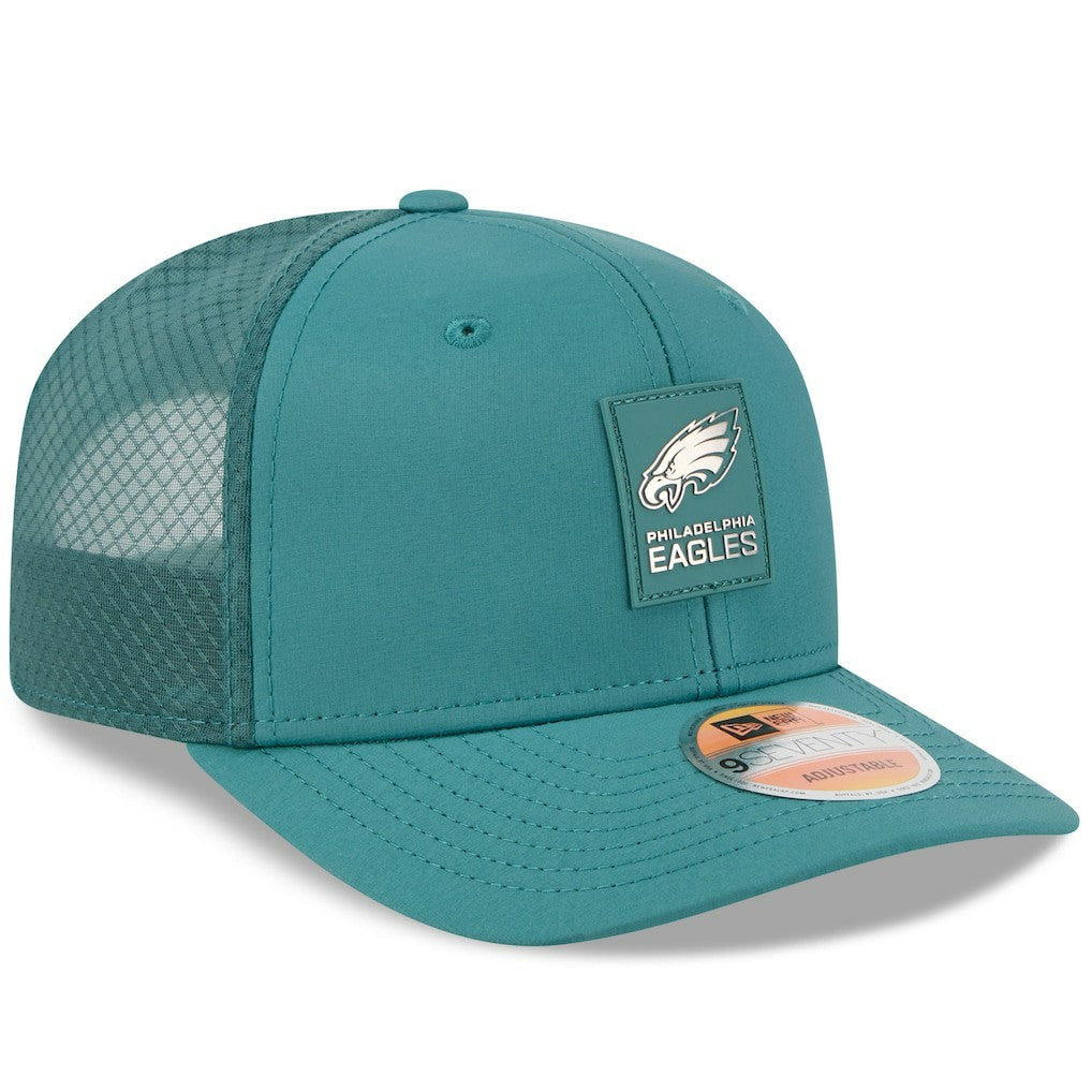 NFL Philadelphia Eagles 2025 Sideline 9SEVENTY Trucker Adjustable Hat