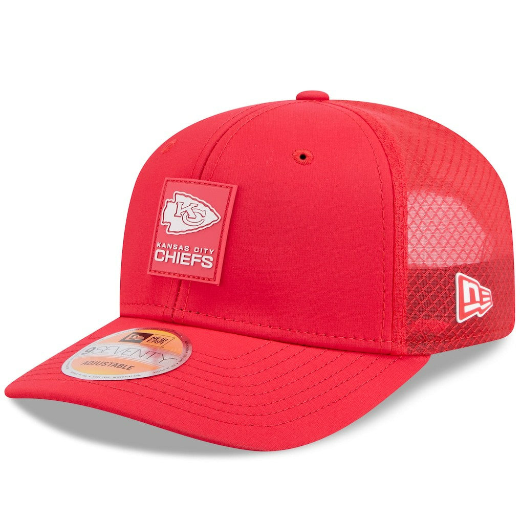 NFL Kansas City Chiefs 2025 Sideline 9SEVENTY Trucker Adjustable Hat