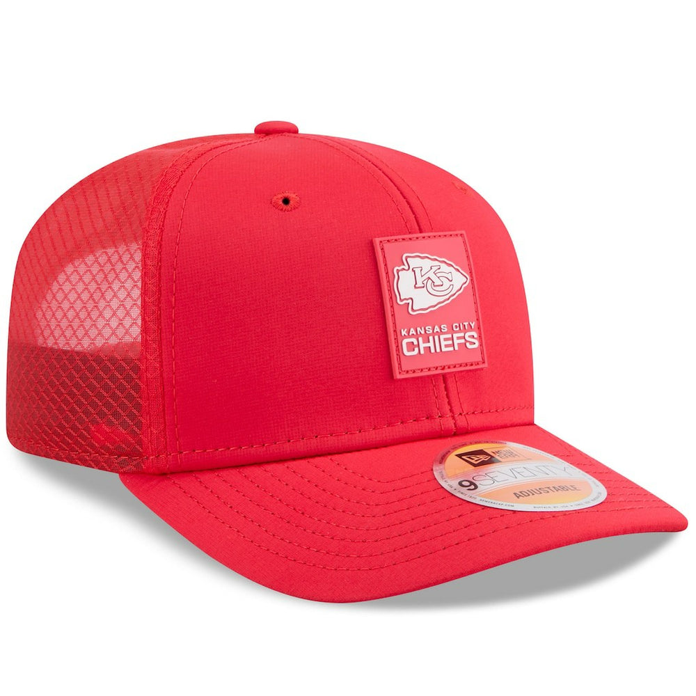 NFL Kansas City Chiefs 2025 Sideline 9SEVENTY Trucker Adjustable Hat