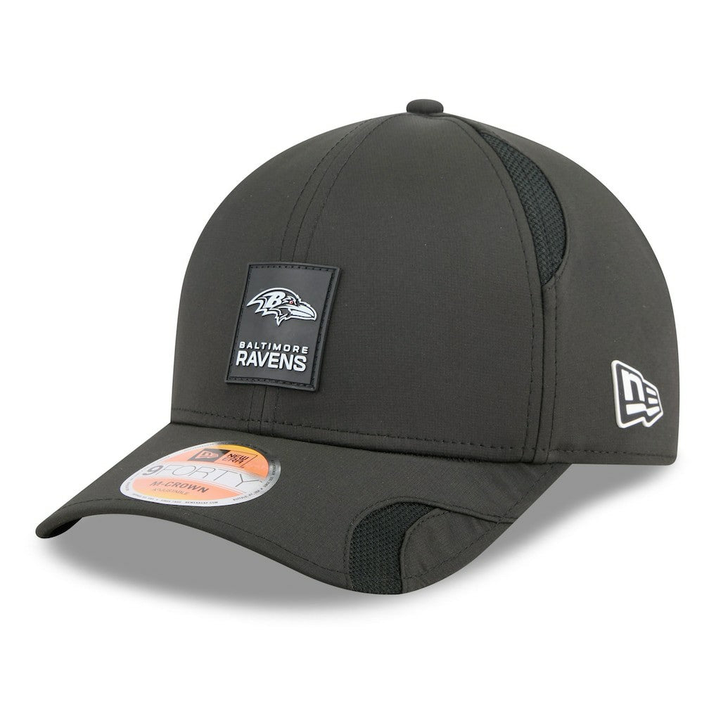NFL Baltimore Ravens 2025 Sideline M-Crown 9FORTY Adjustable Hat