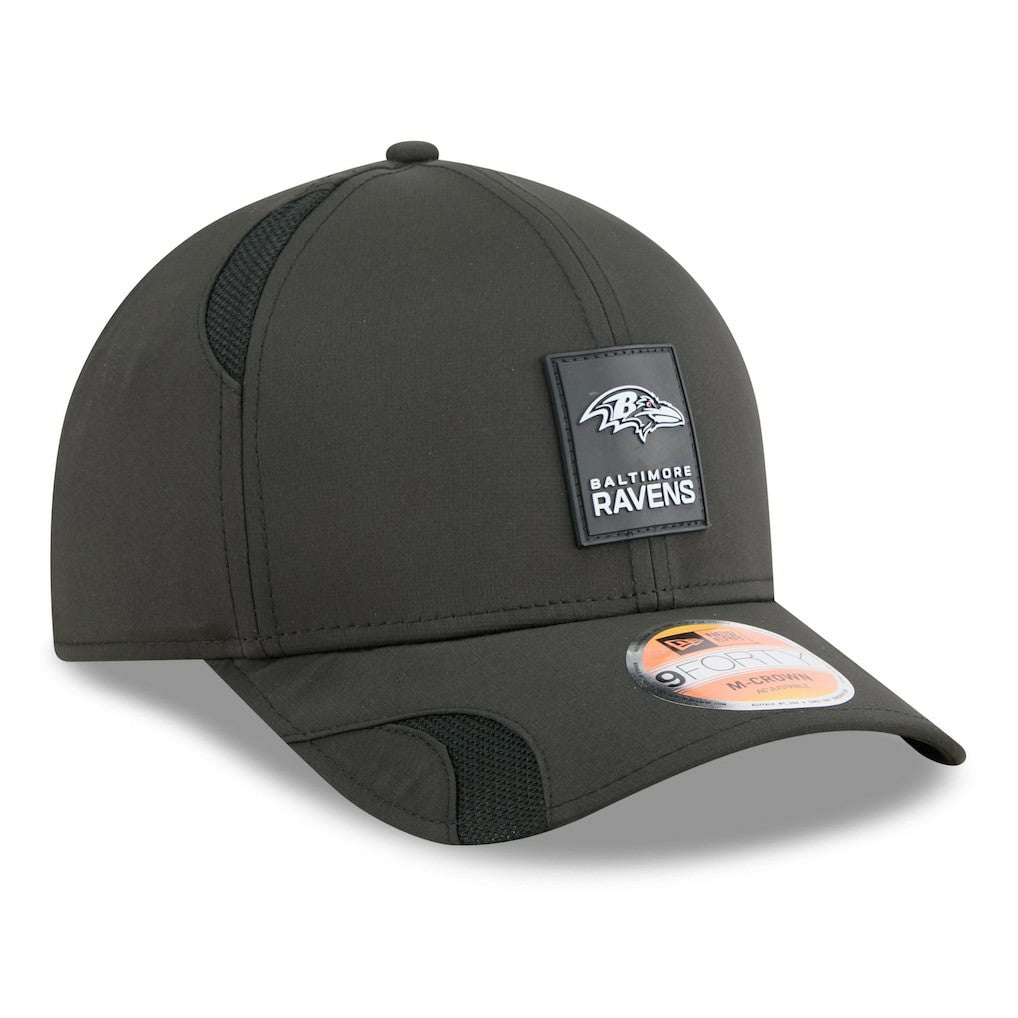 NFL Baltimore Ravens 2025 Sideline M-Crown 9FORTY Adjustable Hat
