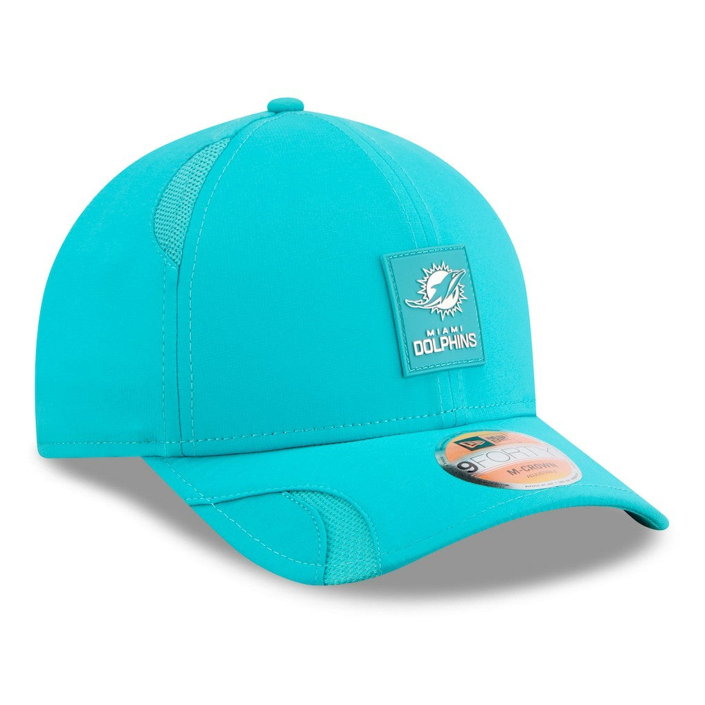 NFL Miami Dolphins 2025 Sideline M-Crown 9FORTY Adjustable Hat