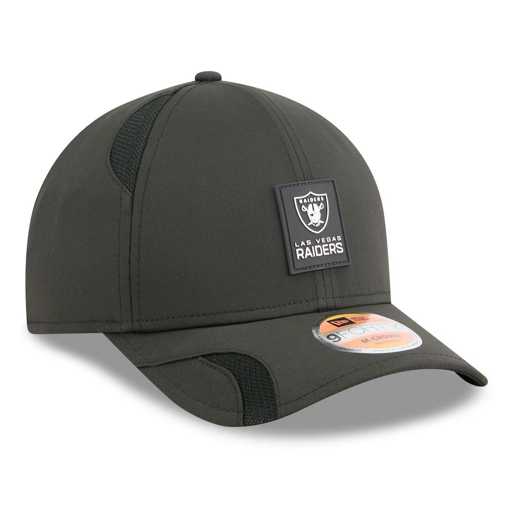NFL Las Vegas Raiders 2025 Sideline M-Crown 9FORTY Adjustable Hat
