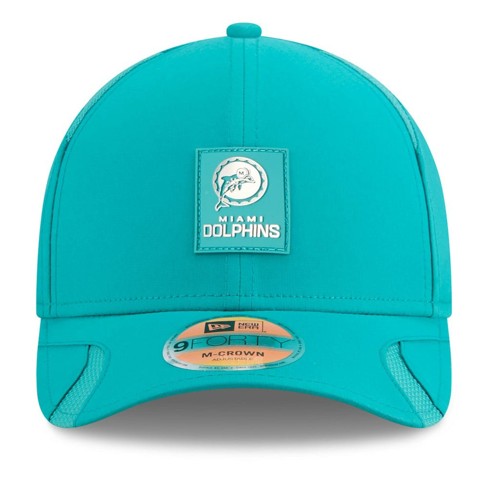 NFL Miami Dolphins 2025 Sideline Throwback M-Crown 9FORTY Adjustable Hat