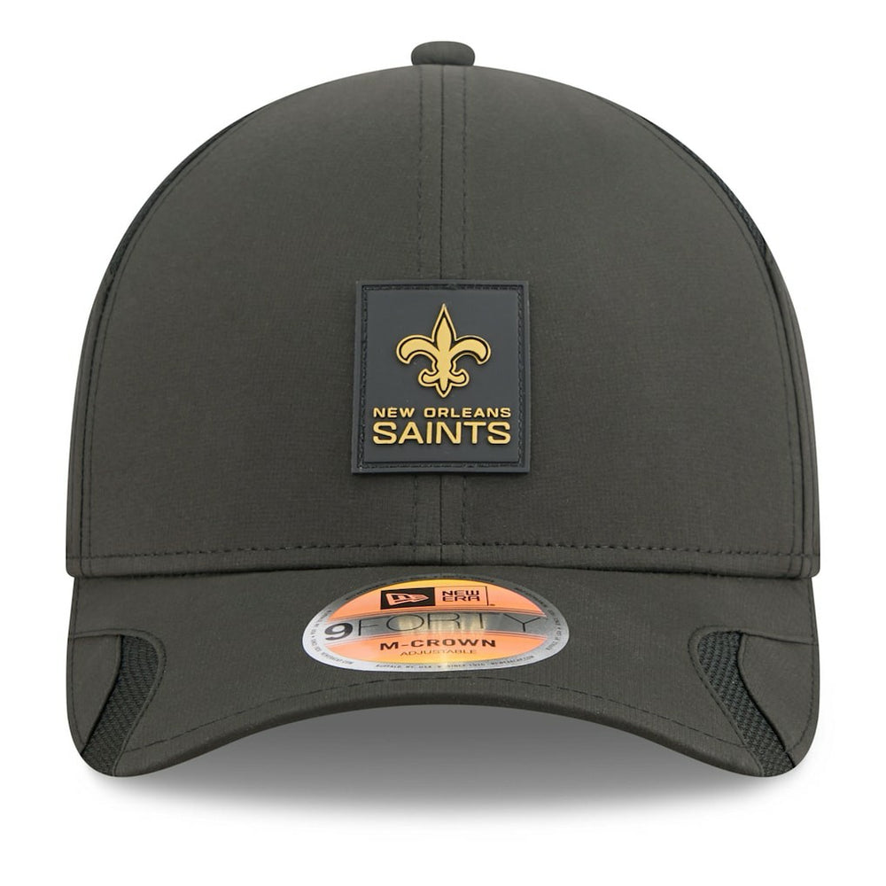NFL New Orleans Saints 2025 Sideline M-Crown 9FORTY Adjustable Hat