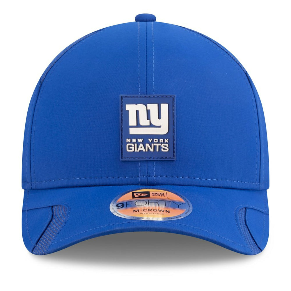 NFL New York Giants 2025 Sideline M-Crown 9FORTY Adjustable Hat