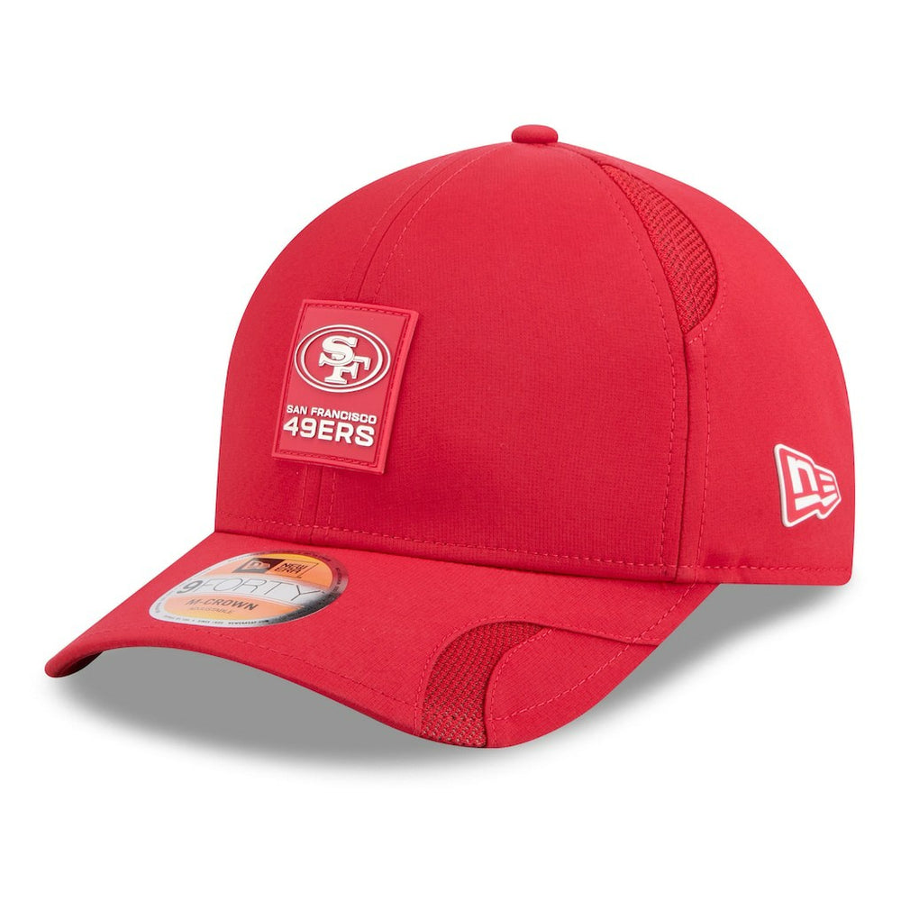 NFL San Francisco 49ers 2025 Sideline M-Crown 9FORTY Adjustable Hat