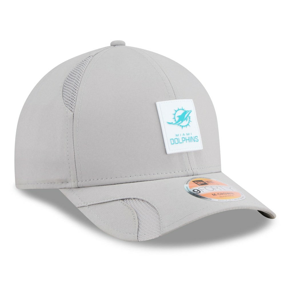 NFL Miami Dolphins 2025 Sideline M-Crown 9FORTY Adjustable Hat