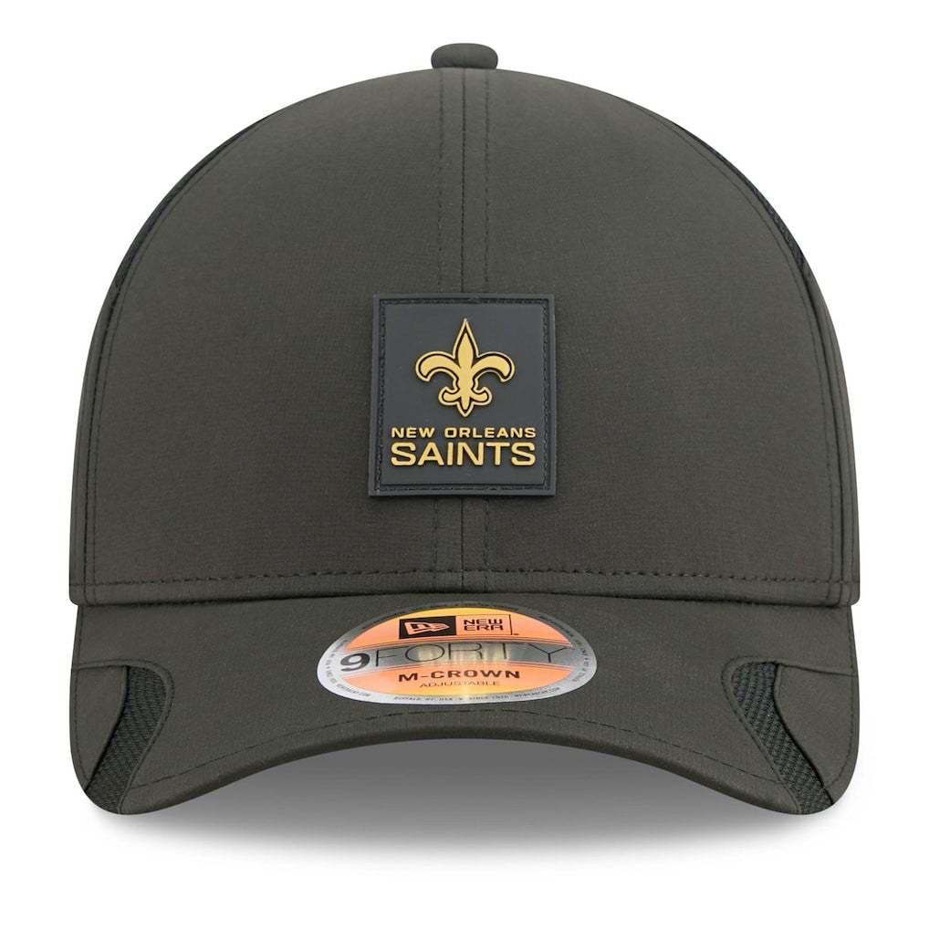 NFL New Orleans Saints Youth 2025 Sideline 9FORTY Adjustable Hat