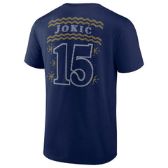 Nikola Jokic Denver Nuggets Ugly Sweater Name & Number T-Shirt sale - Navy for sale
