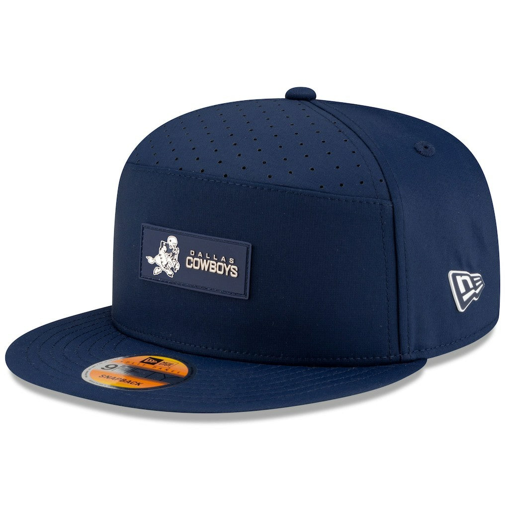 NFL Dallas Cowboys 2025 Sideline Throwback Split Panel 9FIFTY Snapback Hat