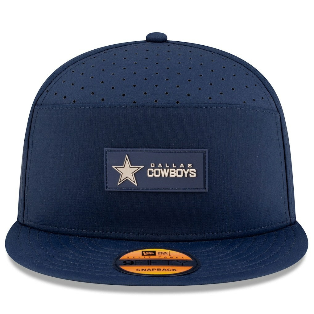 NFL Dallas Cowboys 2025 Sideline Split Panel 9FIFTY Snapback Hat