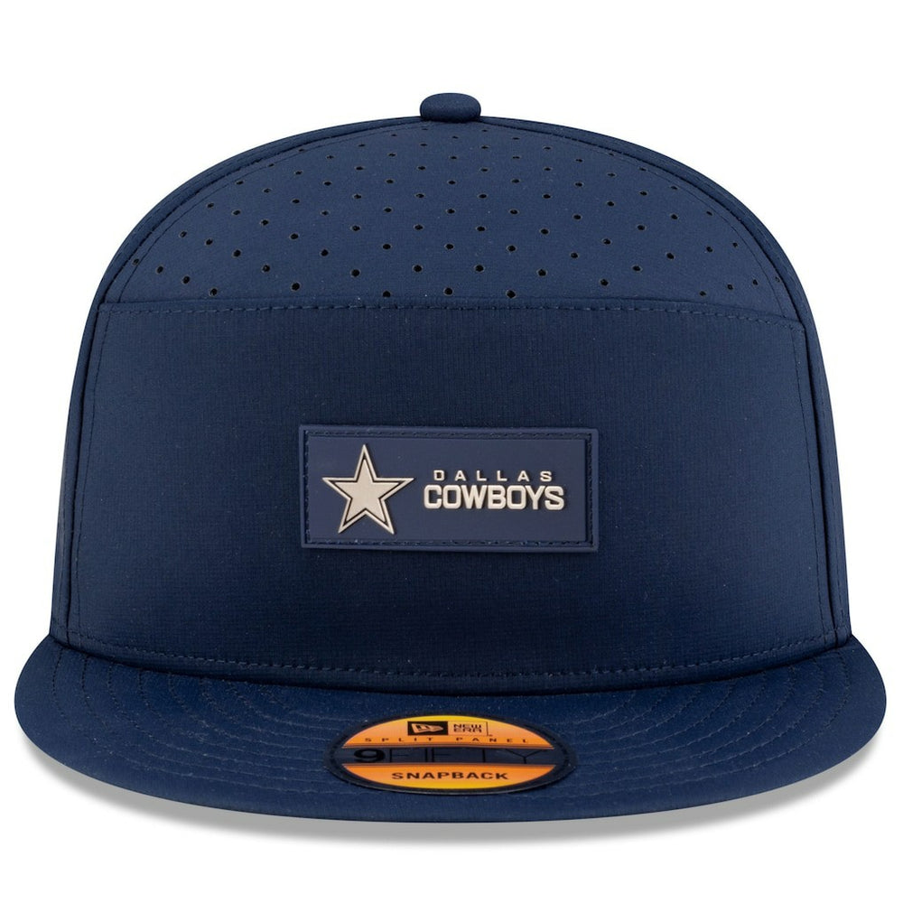 NFL Dallas Cowboys 2025 Sideline Split Panel 9FIFTY Snapback Hat